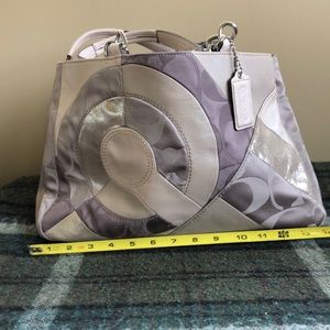 Coach bag purse multi coloured